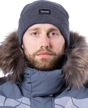 Шапка зимняя, утепл. Тинсулейт цв. серый(ЧЗ)