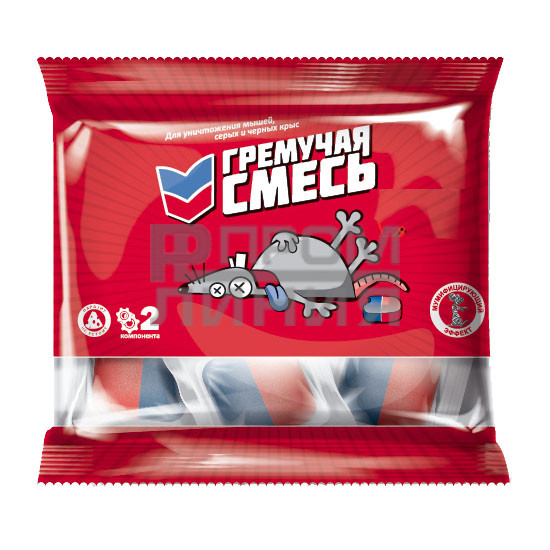 Гремучая смесь д/уничтожения мышь и крыс 200г***