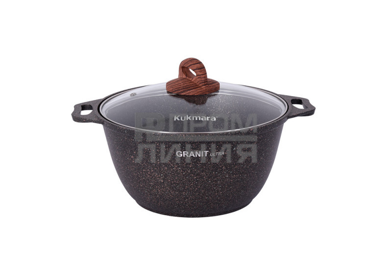 Кастрюля 3л стекл. крышка АП Granit ultra (blue)(3шт)