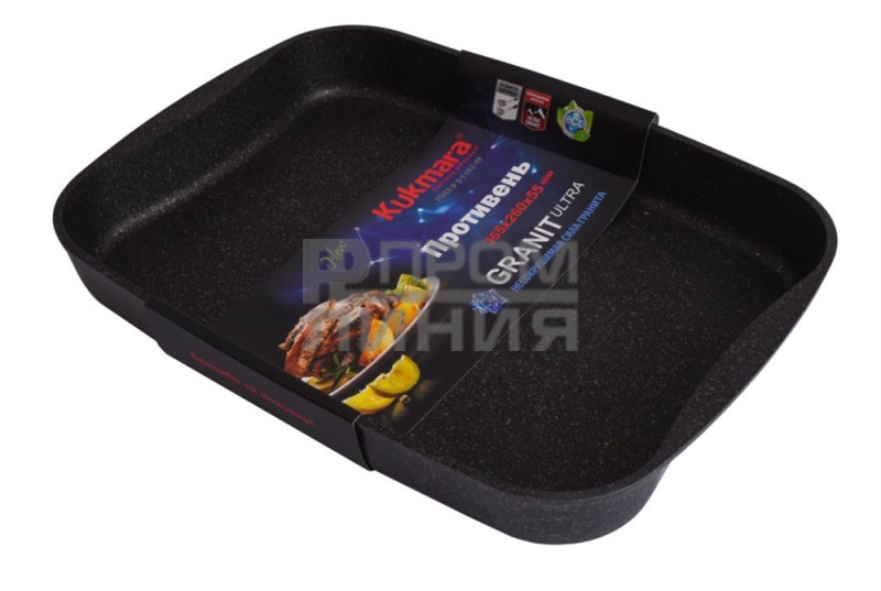 Противень 365x260мм АП Granit Ultra (blue)