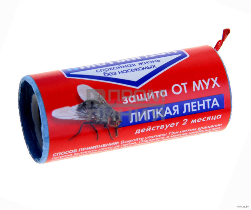 Лента от мух липкая /10/960***