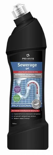 ПБ Sewerage gel Усиленный гель для прочистки труб 0,75/14