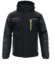 ХЕГЕРТ Куртка HOEGERT AMOS утепленная цв. черная